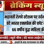 भद्रावती रेलवे स्टेशन पर दर्दनाक हादसा: वंदे भारत एक्सप्रेस की चपेट में आने से 66 वर्षीय वृद्ध महिला की मौत