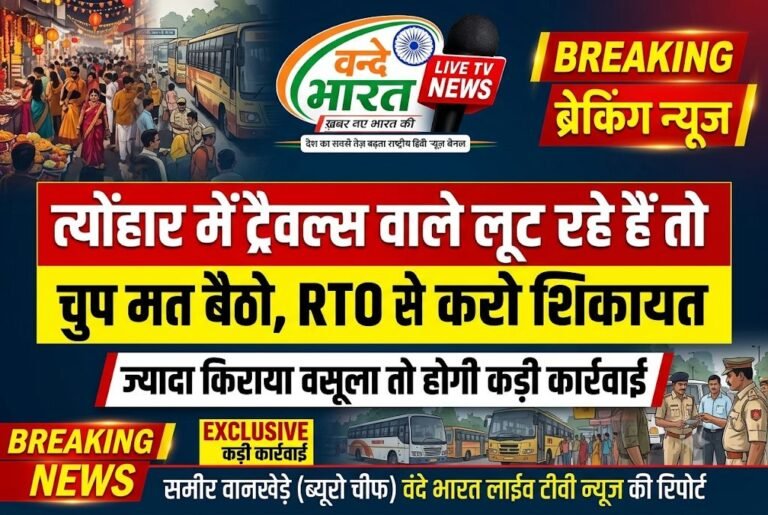 त्योंहार में ट्रैवल्स वाले लूट रहे हैं तो चुप मत बैठो, RTO से करो शिकायत – ज्यादा किराया वसूला तो होगी कड़ी कार्रवाई