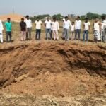 रेलवे कॉरिडोर की निर्माणाधीन टनल में मिट्टी धसी बडा हादसा टला।