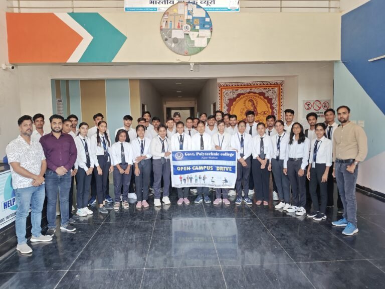 जिला रिपोर्टर सुरेश चौहान आगर मालवा मध्य प्रदेश पॉलिटेक्निक के 45 विद्यार्थियों ने दिया वर्चुअल प्लेसमेंट इंटरव्यू, रोजगार की राह तलाश रहे युवा सत्यम ऑटो कंपोनेंट्स में नौकरी पाने