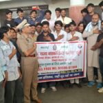 नवरात्रों में नशा मुक्ति का संकल्प चालक प्रशिक्षणार्थी को किया जागरूक।