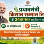 जिला रिपोर्टर सुरेश चौहान आगर मालवा मध्य प्रदेश 30 अक्टूबर को किसानों के खातों में आएगी पीएम किसान सम्मान निधि की 24वीं किस्त बनासकांठा से प्रधानमंत्री नरेंद्र मोदी करेंगे राशि का