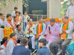 28 अक्टूबर को मतदान, प्रचार के अंतिम दिन सांसद दुष्यंत सिंह ने किया जनसंपर्क