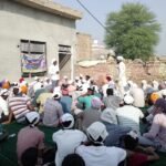 मिल रहा है गांव का समर्थन,सम्पूर्ण गाँव ने गुरुघर में एकत्रित होकर दिया एकजुट का उदाहरण।