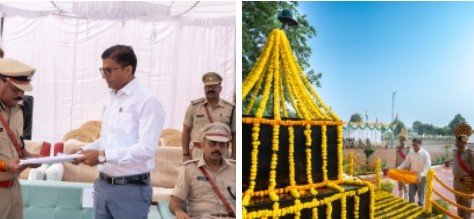 34वीं वाहिनी विसबल धार में पूर्ण सैन्य सम्मान व गौरव के साथ आयोजित हुई पुलिस स्मृति दिवस शहीद परेड; अमर शहीदों को अर्पित किए गए श्रद्धासुमन 1 34वीं वाहिनी विसबल धार में पूर्ण सैन्य सम्मान व गौरव के साथ आयोजित हुई पुलिस स्मृति दिवस शहीद परेड; अमर शहीदों को अर्पित किए गए श्रद्धासुमन - धार, मध्य प्रदेश
