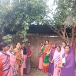 रहटगांव आंगनवाड़ी केंद्र क्रमांक 5 में हुआ आंगन मिलन कार्यक्रम