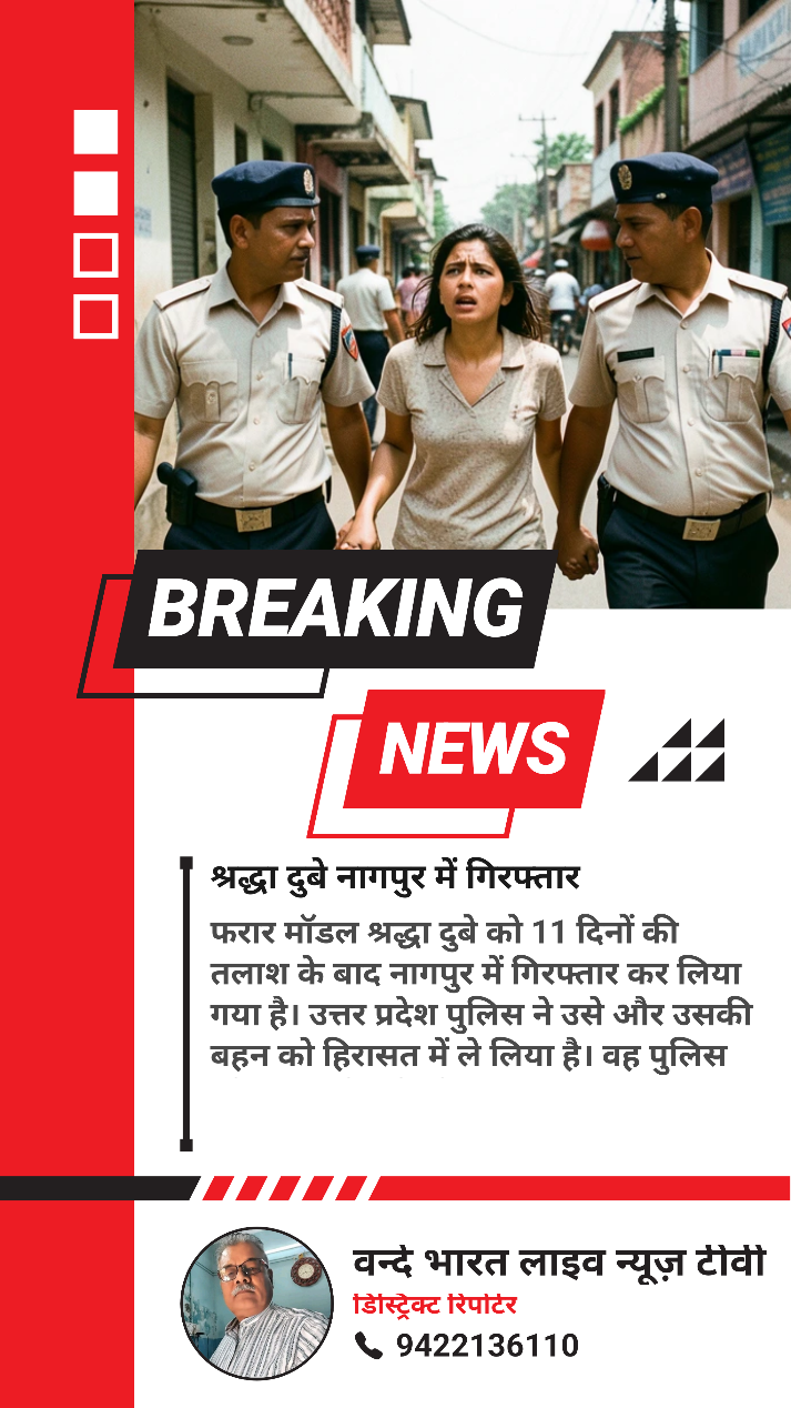 श्रद्धा दुबे नागपुर से गिरफ्तार