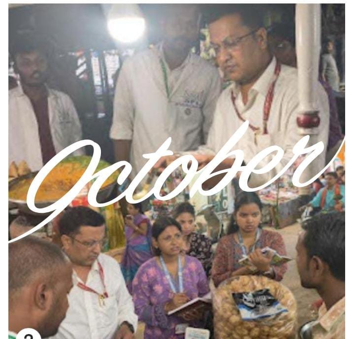 धनबाद में खाध सुरक्षा विभाग किया बड़ी कार्यवाई, कई दुकानों के छोले और अन्य खाध पदार्थों में मिला रासायनिक रंग