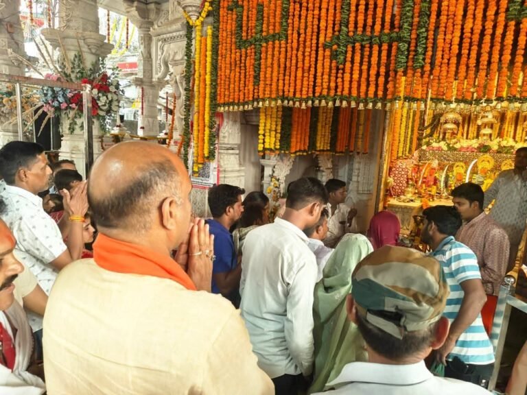 जोगणिया माता के दरबार में पहुंचे सांसद सी.पी. जोशी, क्षेत्र की खुशहाली की कामना की