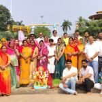 रावतभाटा में धूमधाम से हुआ मां दुर्गा की प्रतिमाओं का विसर्जन, नम आंखों से दी विदाई