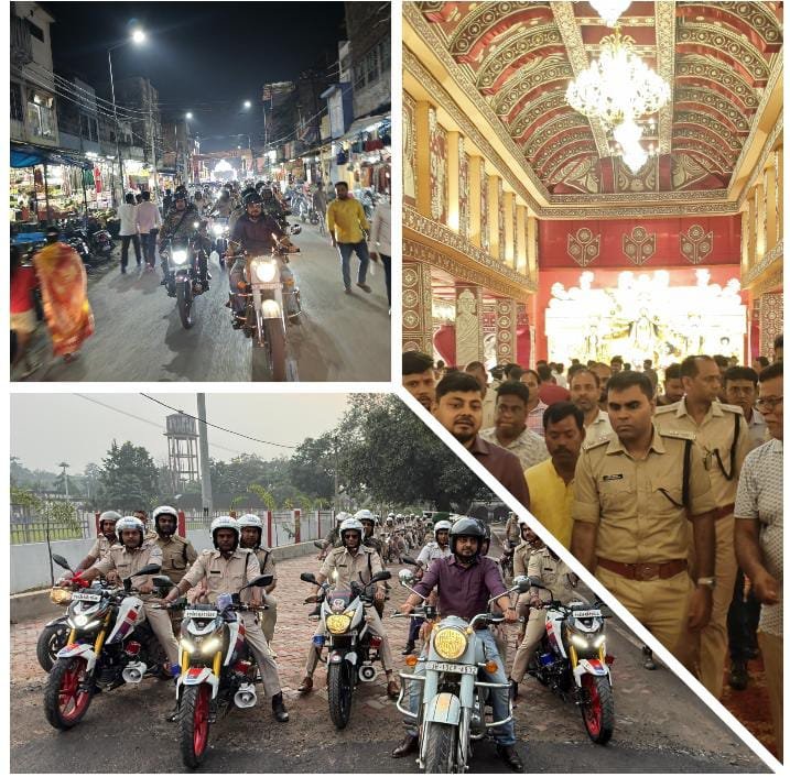 दुर्गा पूजा को लेकर उपायुक्त महोदय के नेतृत्व में निकला व्यापक फ्लैग मार्च, सुरक्षा व्यवस्था का लिया जायजा 1 दुर्गा पूजा को लेकर उपायुक्त महोदय के नेतृत्व में निकला व्यापक फ्लैग मार्च, सुरक्षा व्यवस्था का लिया जायजा - धनबाद, झारखंड
