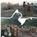 *सीआईएसएफ बुलडोजर एक्शन खास सिजुआ फुटबॉल ग्राउंड के पास अवैध कोयला खनन का मुहाना ध्वस्त* ​ *धनबाद तेतुलमारी* आज दिनांक 23/10/2026 को कोयलांचल में अवैध खनन और कोयला चोरी के खिला