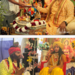 नारनौल के समीपवर्ती दुलोठ जाट मे आयोजित संगीतमय श्रीमद्भागवत कथा कें तृतीय दिवस पर सर्वप्रथम आचार्य मनीष