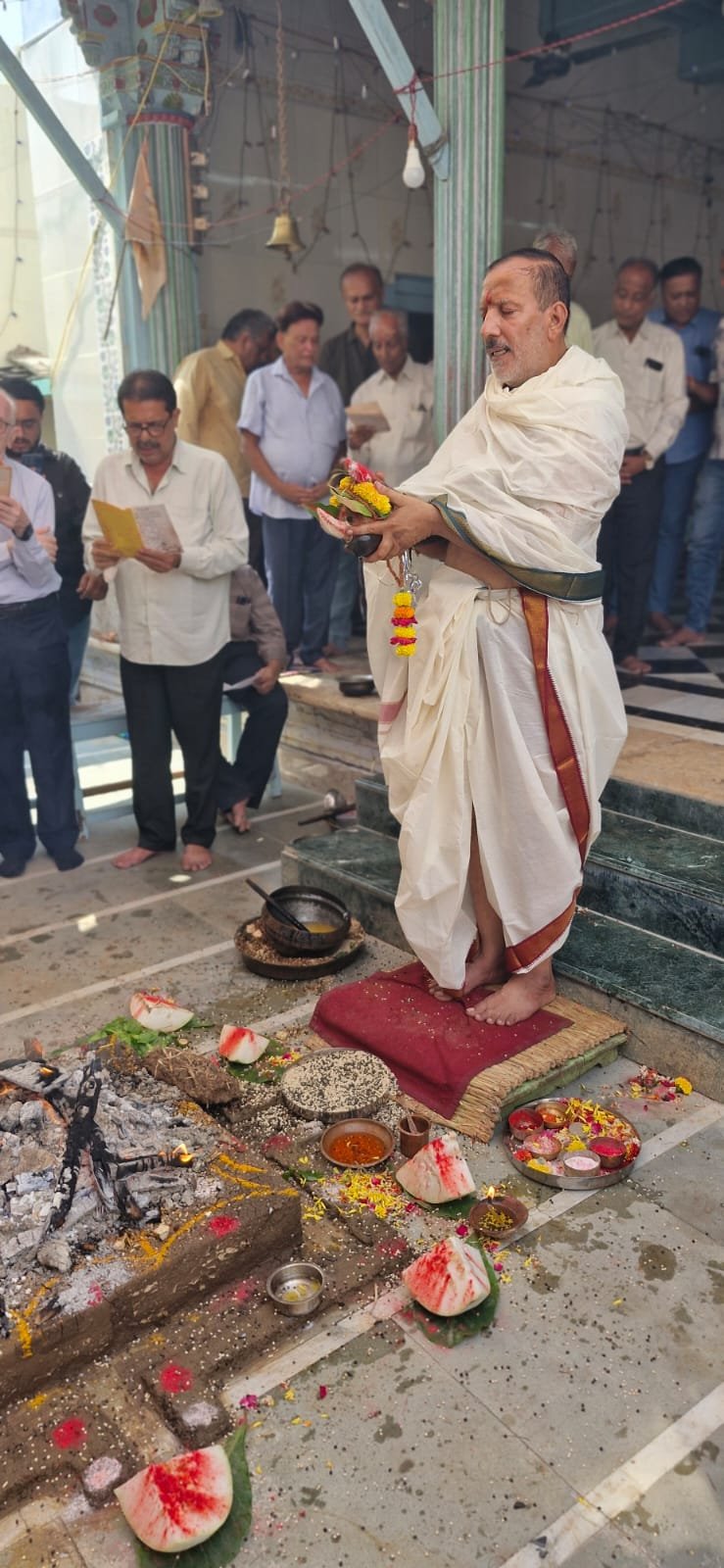 માંગરોળ સામુદ્રી મંદિર પર હવન સંપન્ન થયું