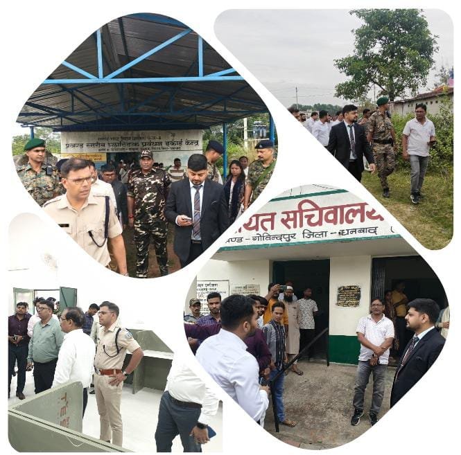 *जिला जनसम्पर्क कार्यालय* *धनबाद* *दिनांक- 28 अक्टूबर 2026* *प्रेस विज्ञप्ति संख्या- 1328* *उपायुक्त ने विभिन्न प्रखंडों में सरकारी संस्थानों, विकास कार्यों तथा योजनाओं का किया नि