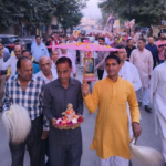 *नारनौल हुआ राधा नाममय, जगी राधा कृष्ण की धुन……* *नारनौल शहर में राधे नाम की प्रभात फेरी एवं लोगों के मन में राधा नाम की अलख जगाने वाली प्रथम संस्था राधा