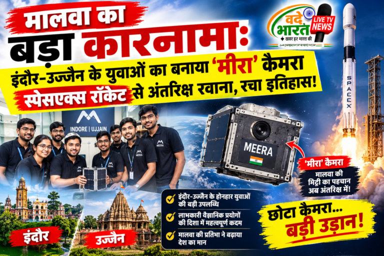 मालवा का बड़ा कारनामा: इंदौर-उज्जैन के युवाओं का बनाया ‘मीरा’ कैमरा स्पेसएक्स रॉकेट से अंतरिक्ष रवाना, रचा इतिहास!
