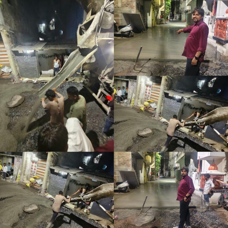 पंचम की फैल में सीमेंट-कंक्रीट सड़क का निर्माण कार्य सम्पन्न, क्षेत्रीय रहवासियों को मिलेगी राहत