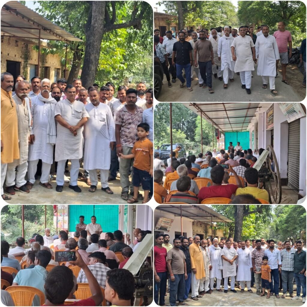 कार्यकर्ताओं को विजय के लिए तैयार कर रहे भाजपा के कद्दावर नेता - MAHRAJGANJ, उत्तर प्रदेश