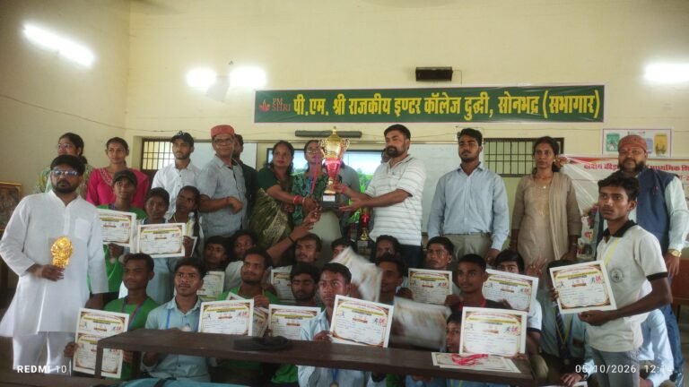 पूर्वांचल जोन की क्षेत्रीय एथलेटिक्स प्रतियोगिता में सोनांचल इंटर कॉलेज का दबदबा