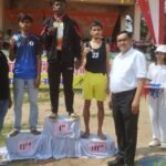सोनांचल इंटरमीडिएट कॉलेज दुद्धी के टाउन क्लब मैदान में दूसरे दिन खिलाड़ियों ने दिखाया दमखम