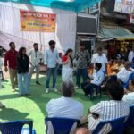 केंद्र सरकार की योजना सेवा संकल्प अभियान की नुक्कड़ नाटक नाटक के माध्यम से दी जानकारी