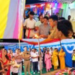 थानाध्यक्ष रविकांत मिश्रा ने फीता काटकर किया रामायण सीरियल का शुभारंभ