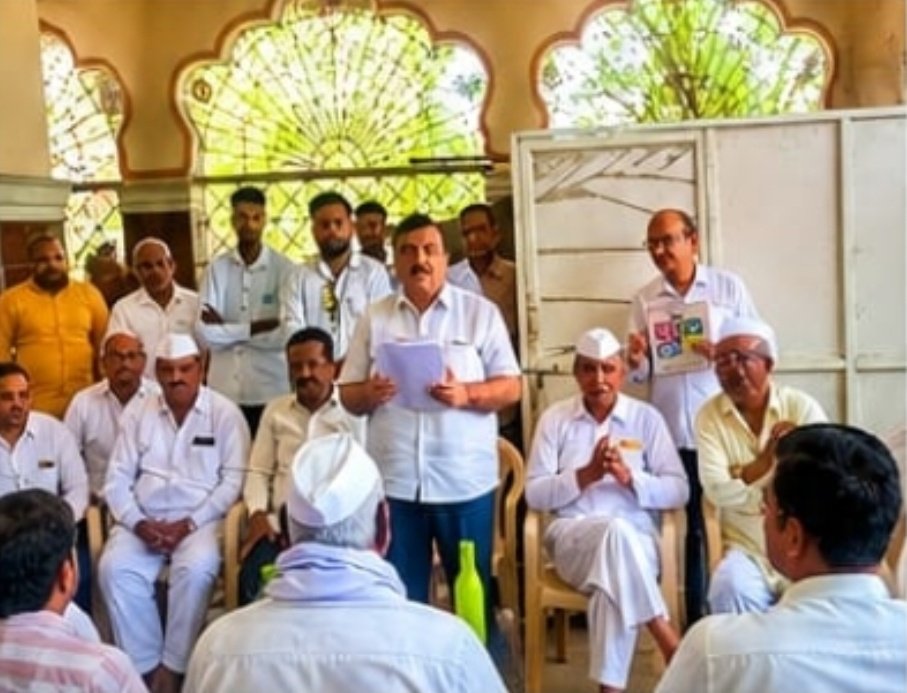 कोल्हार भगवतीपूरात नवरात्राचा जागर; भाविकांच्या सेवेसोबत दुष्काळग्रस्तांना आधार - अहमदनगर, महाराष्ट्र