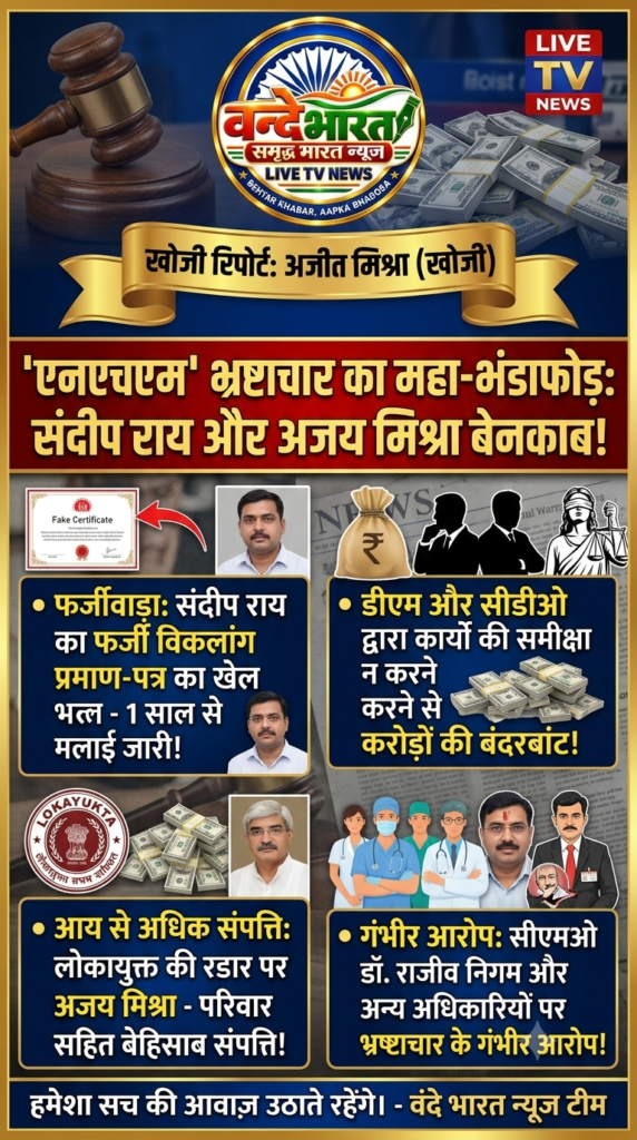 सीएमओ डॉ. राजीव निगम, चीफ फार्मासिस्ट अजय मिश्रा, बाबू प्रेमबहादुर सिंह और प्रमोद कुमार मिश्र पर गरीबों के नाम पर पैसे के बंदरबांट का गंभीर आरोप 1 सीएमओ डॉ. राजीव निगम, चीफ फार्मासिस्ट अजय मिश्रा, बाबू प्रेमबहादुर सिंह और प्रमोद कुमार मिश्र पर गरीबों के नाम पर पैसे के बंदरबांट का गंभीर आरोप - BASTI, उत्तर प्रदेश