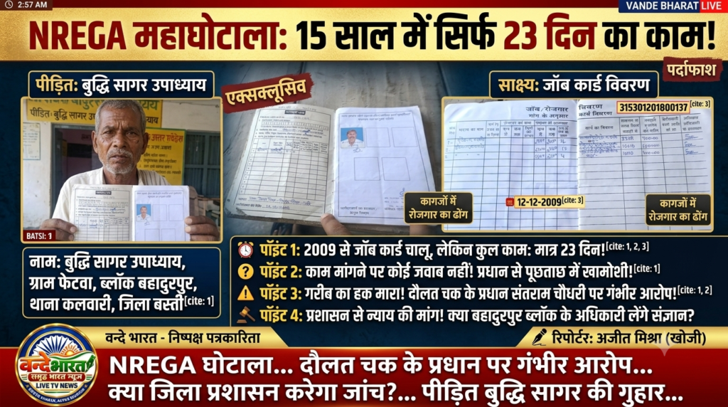 17 साल में सिर्फ 23 दिन का काम! नरेगा के 'गारंटी' वाले दावों की खुली पोल - BASTI, उत्तर प्रदेश