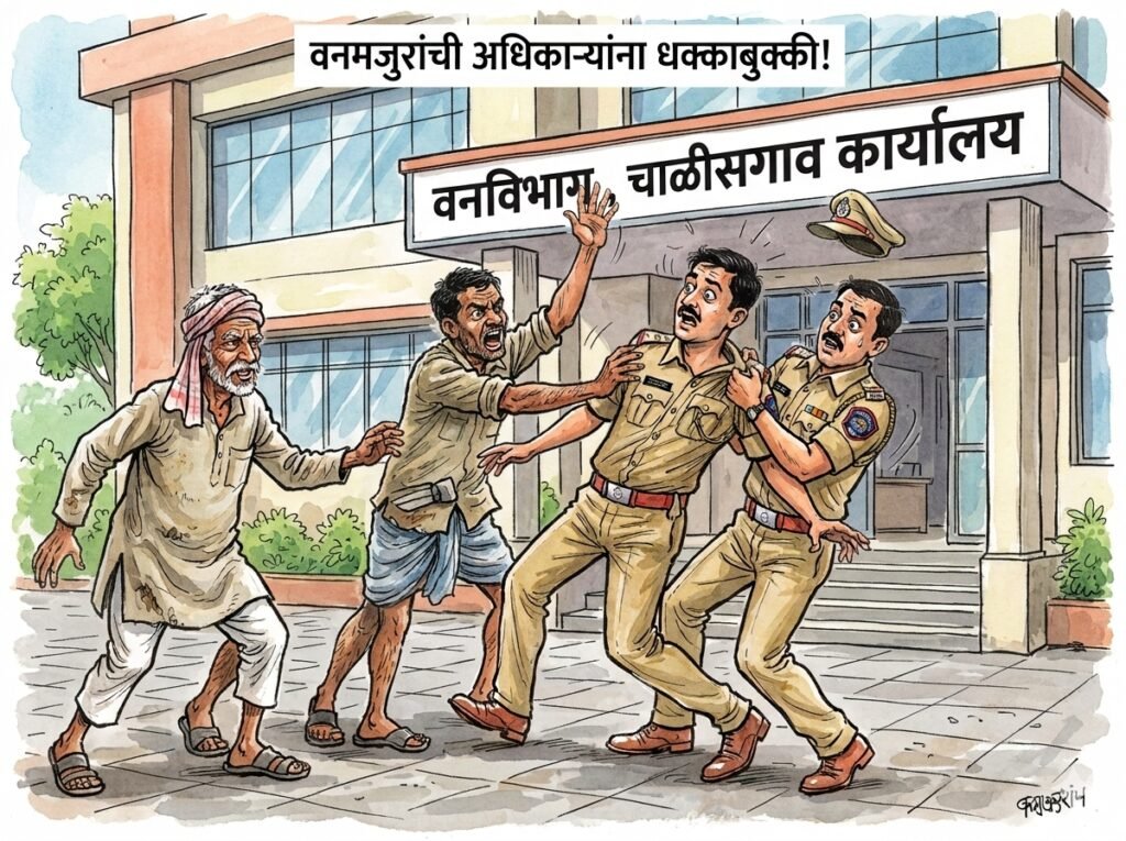 काले हिरण मामले में गिरफ्तारी के दौरान सीनियर फॉरेस्ट ऑफिसर से हाथापाई; फॉरेस्ट गार्ड सस्पेंड, CCCA ने इस फॉरेस्ट गार्ड के खिलाफ सख्त कार्रवाई की मांग की 1 काले हिरण मामले में गिरफ्तारी के दौरान सीनियर फॉरेस्ट ऑफिसर से हाथापाई; फॉरेस्ट गार्ड सस्पेंड, CCCA ने इस फॉरेस्ट गार्ड के खिलाफ सख्त कार्रवाई की मांग की - जळगाव, महाराष्ट्र