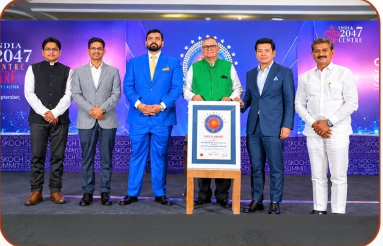 *चालीसगांव तालुका के बेटे के बनाए भारत के पहले सोलर-कंट्रोल्ड सॉलिड वेस्ट प्रोजेक्ट को मशहूर स्कॉच अवॉर्ड से सम्मानित किया गया*
