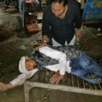 कानपुर: थाना बिधनू में ब्रेज़ा कार और ट्रक की भीषण दुर्घटना