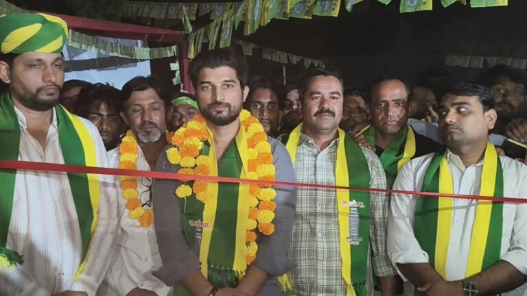 आरएलपी मंडल सदस्य प्रत्याशी सलीम सोलंकी के चुनाव कार्यालय का उद्घाटन