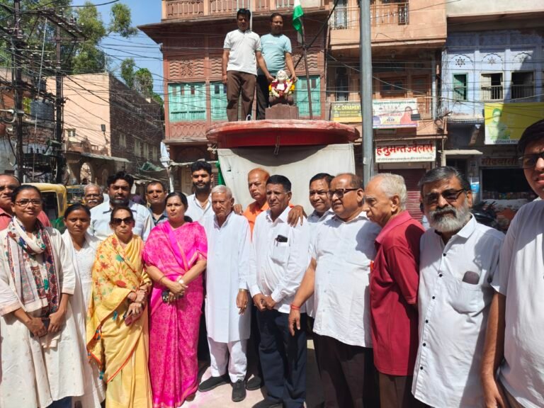 गांधी जयंती पर पुष्पांजलि कार्यक्रम आयोजित जोधपुर राजस्थान