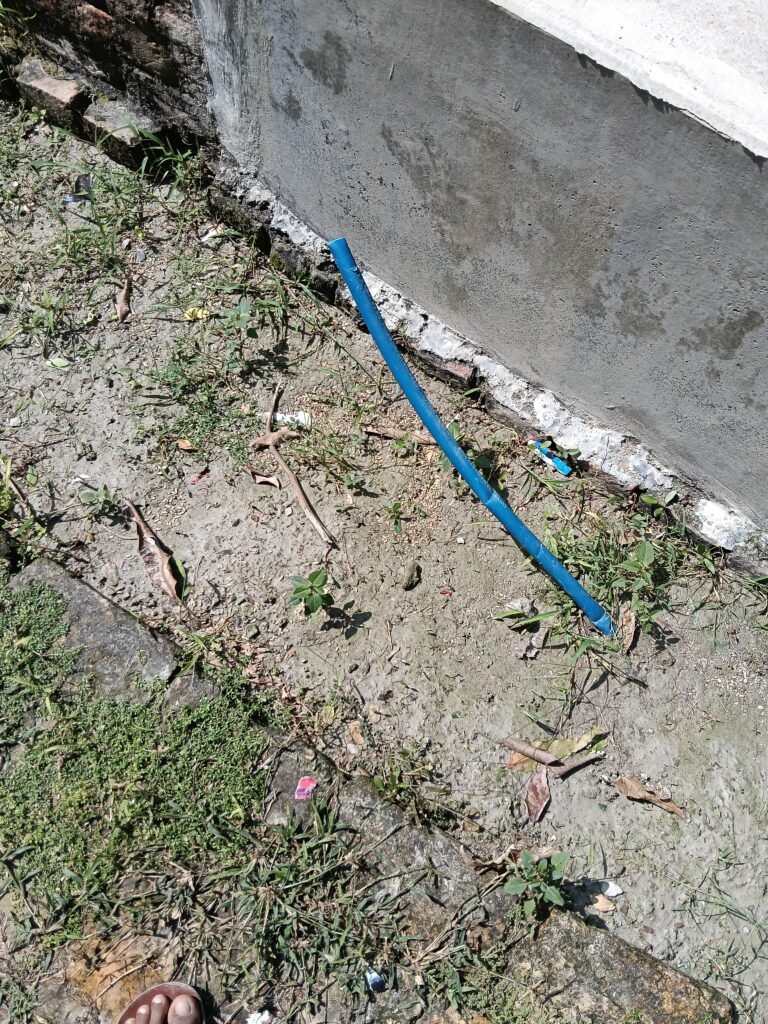 बेलवा राय वार्ड 06का नल जल का अधूरा कार्य