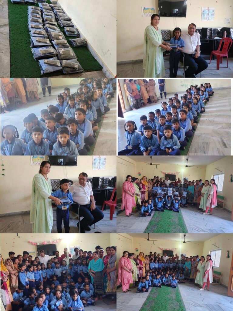 ज्ञान करतार निशुल्क पब्लिक स्कूल मै आज 200 स्कूल के बच्चों को सर्दियों की यूनीफॉर्म वितरित की गई