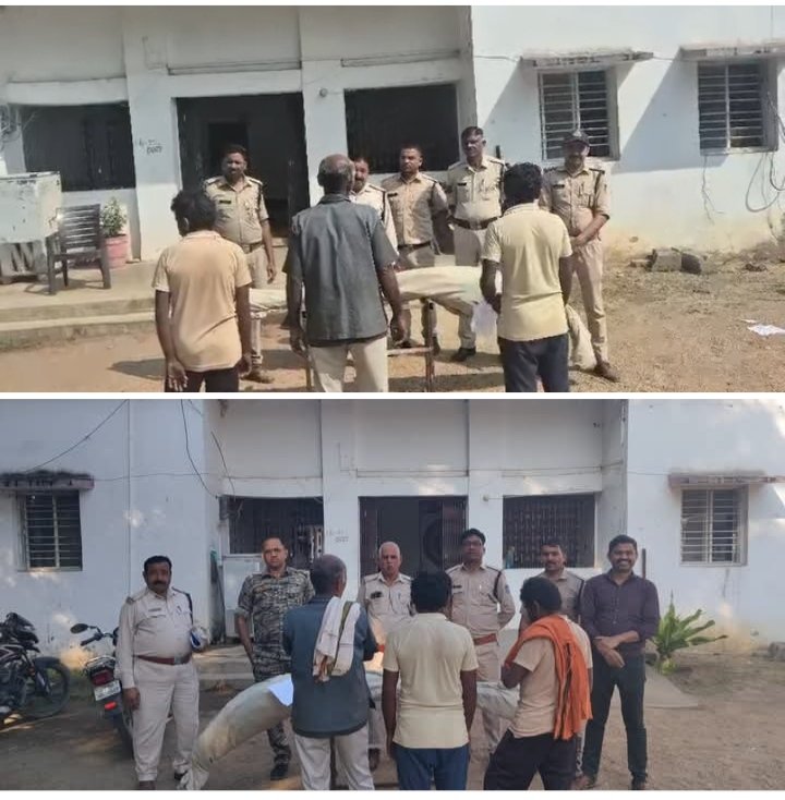 सिंगरौली: नशे की अवैध खेती पर सिंगरौली पुलिस का कड़ा प्रहार मक्का एवं अरहर की फसल के बीच उगाए गए गांजे के 16 हरे पौधे जब्त, 03 आरोपी गिरफ्तार।