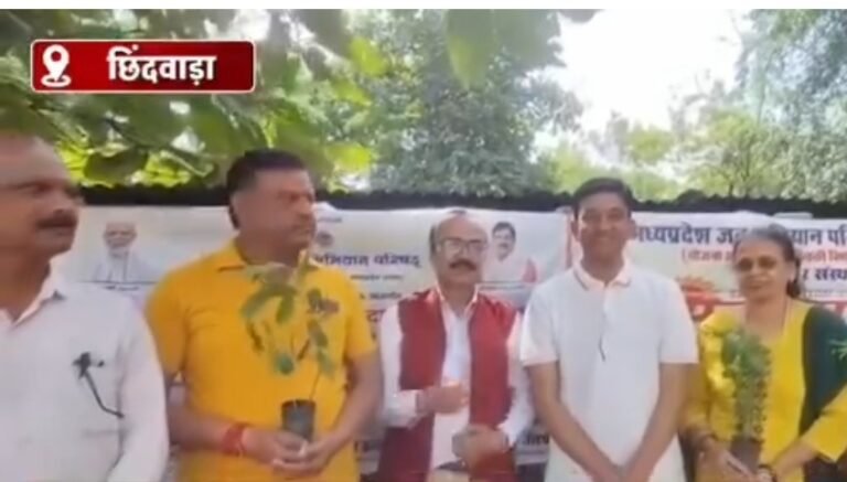 सेवा संकल्प अभियान के तहत वृक्षा रोपण एवं स्वछता अभियान