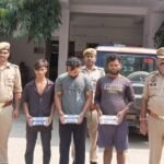 विंध्याचल दर्शन करने आने वाले दर्शनार्थियों की सामान चोरी करने वाले तीन अभियुक्त गिरफ्तार