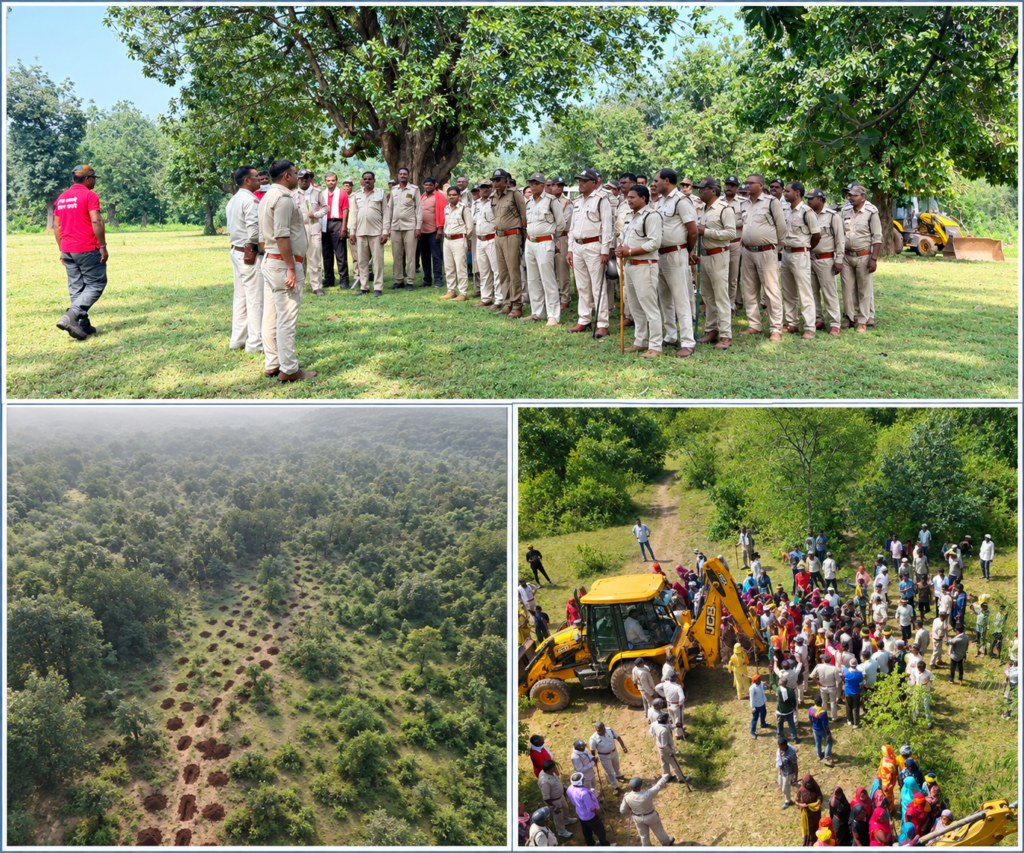 रीठी वन परिक्षेत्र में अतिक्रमण का प्रयास विफल नव अमले ने खोदी300 अतिक्रमण रोधी ट्रेंच 1 रीठी वन परिक्षेत्र में अतिक्रमण का प्रयास विफल नव अमले ने खोदी300 अतिक्रमण रोधी ट्रेंच - कटनी, मध्य प्रदेश