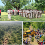 रीठी वन परिक्षेत्र में अतिक्रमण का प्रयास विफल नव अमले ने खोदी300 अतिक्रमण रोधी ट्रेंच
