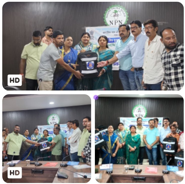 कचरा नहीं अब सफाई मित्रों की चिंता,,, महापौर सूरी ने खुद पहुंच कर बांटे सुरक्षा कवच
