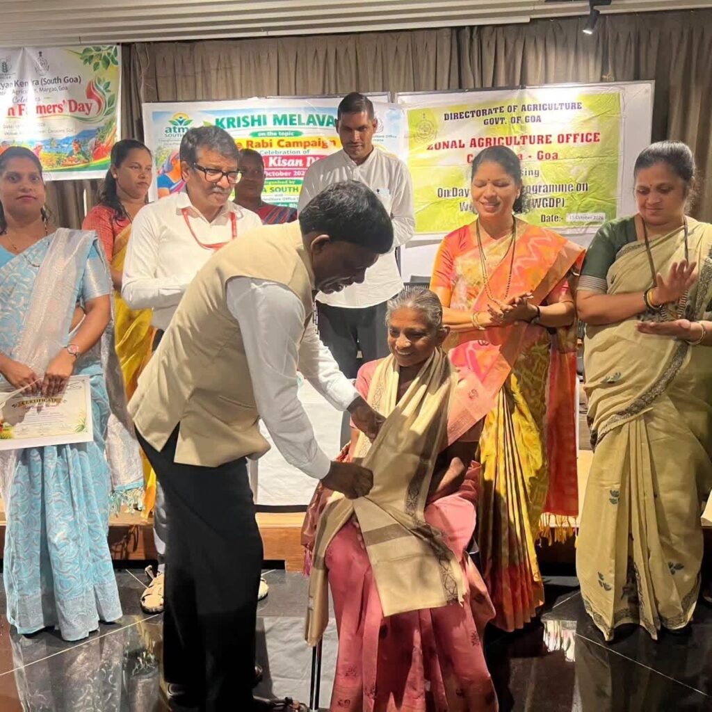 गोवा के मंत्री रमेश तवडकर ने कृषि मेले में लिया हिस्सा, महिला किसानों को किया सम्मानित - SOUTH GOA, गोवा