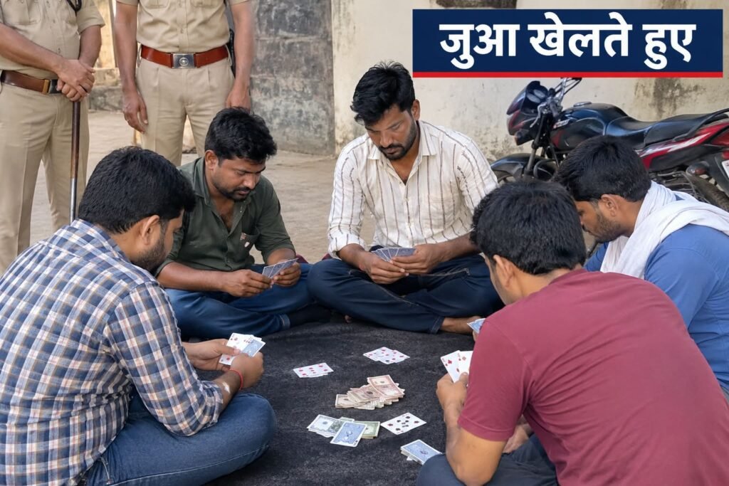 बिजय राघव गढ़ पुलिस ने पकड़ा जुआरी 1 बिजय राघव गढ़ पुलिस ने पकड़ा जुआरी - कटनी, मध्य प्रदेश