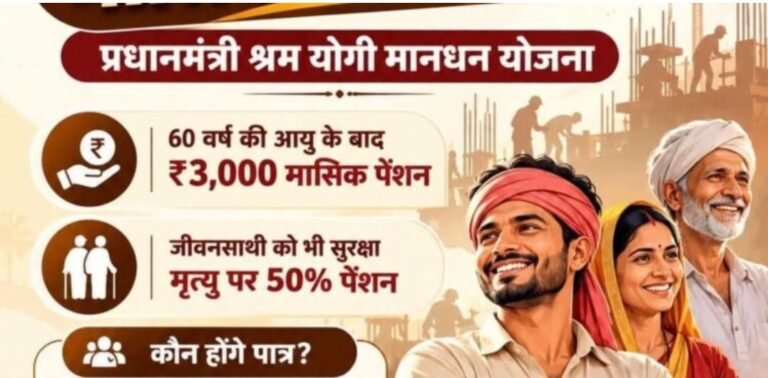 प्रधानमंत्री श्रम योगी मानधन योजना से औधोगिक श्रमिकों को मिलेगा ब्रद्धा पेंशन योजना का लाभ