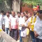 रियाँबड़ी नगरपालिका अध्यक्ष सुनील कुमार चौहान और विधायक लक्ष्मणराम कलरू ने किया सीसी सड़क का उद्घाटन