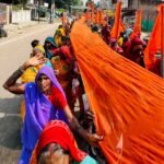 लवकुश नगर में निकाली गई भव्य चुनरी यात्रा