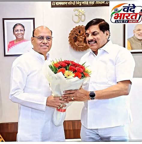 किसानों के हितों एवं क्षेत्रीय विकास के विषयों पर मुख्यमंत्री डॉ यादव से मिले विधायक लारिया
