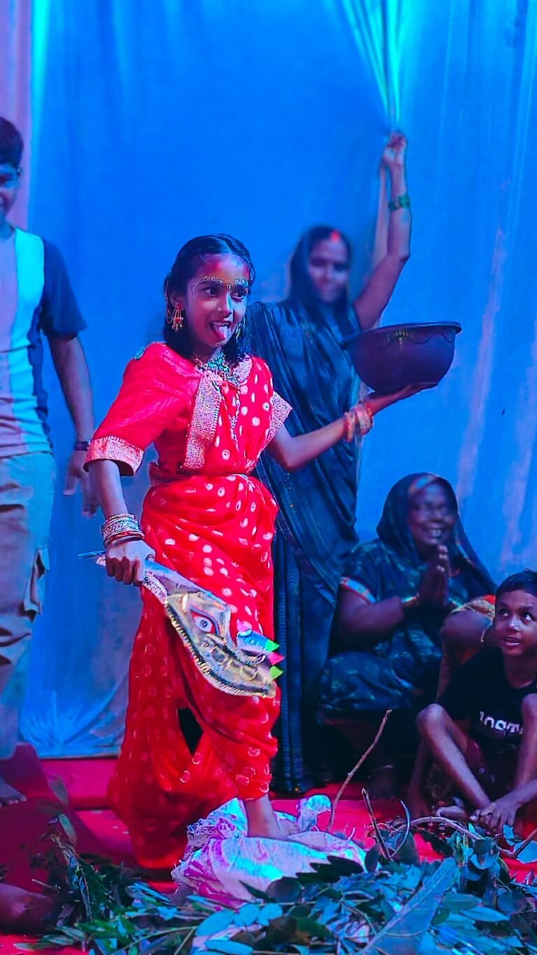 उदपुर में माँ दुर्गा ने धारण किया विकराल रूप, महिषासुर का किया संहार
